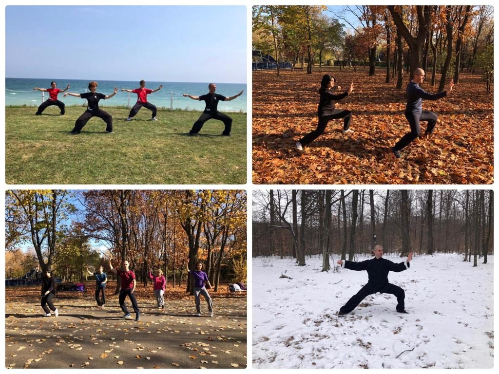 Adeseori am fost intrebat cum si cand este bine sa exersam Taijiquan (Tai Chi, Tai Chi Chuan).
Am exersat in multe momente de timp, dimineata si seara, in fiecare anotimp, si pe caldura si pe frig si pe vreme frumoasa si pe ploaie...